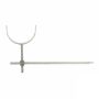 Cast Iron Deep Half Round Gutter Rise & Fall Bracket - 100mm Galvanised