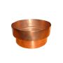 Copper Large Round Downpipe Connector - 100mm