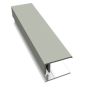 Weatherboard Cladding Two Part Edge Trim - 3mtr Misty Grey