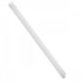 White Bullnose Fascia Double Ended External Corner - 600mm x 40mm