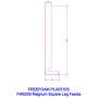 200mm Black Smooth Fascia Board - 18mm x 5mtr