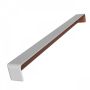 White Woodgrain Fascia Double Ended Corner Trim - 600mm