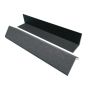 Standard Woodgrain/Grooved Composite Decking & Panel Cladding Edge Seal - 41mm x 41mm x 3600mm Grey