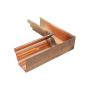 Copper Large Ogee Gutter Internal Corner - 135 Degree x 145mm