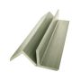 Standard Slatted Composite Cladding Angle Trim  - 50mm x 3.6mtr Natural Edge Seal