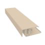 Foresta Wood Effect Cladding Two-Part Lacquered Aluminium Edge Trim - 3mtr For Sheffield Oak