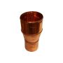 Copper Large Half Round Gutter Reducer - 100mm x 80mm