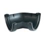FloPlast Cast Iron Effect Half Round Gutter Angle - 135 Degree x 112mm - Pack of 2