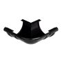 Galeco Industrial Gutter External Angle - 90 Degree x 150mm Black