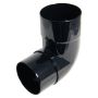 FloPlast Deepflow/ Hi-Cap Downpipe Offset Bend - 92.5 Degree x 80mm Black
