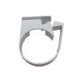 FloPlast Mini Gutter Downpipe Clip - 50mm White
