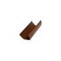 FloPlast Square Gutter - 114mm x 3mtr Brown