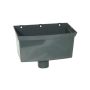 FloPlast Downpipe Universal Round/ Square Hopper - Anthracite Grey