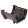 FloPlast Square Gutter Union Bracket - 114mm Anthracite Grey