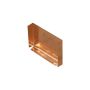 Copper Box Gutter Stop End - 80mm