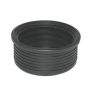 FloPlast Ring Seal Soil Rubber Boss Adaptor - 50mm Black - Pack of 2