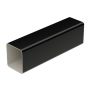 Galeco Square Large Downpipe - 80mm x 70mm x 4mtr Black