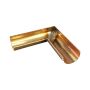 Copper Half Round Gutter Internal Corner - 135 Degree x 125mm