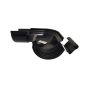 Galeco Steel Gutter External Angle - 90 Degree x 120mm Black