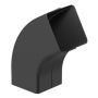 Galeco Square Steel Gutter Downpipe Bend - 72 Degree Graphite