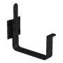 Galeco Square Steel Gutter Fascia Bracket - 125mm Black