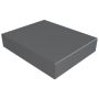 Aluminium Coping Stop End for 141-200mm Wall - 260mm Anthracite Grey (7016 Matt)