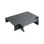 Aluminium Coping T Junction for 241-300mm Wall - 360mm Anthracite Grey (7016 Matt)