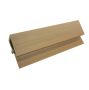 Composite Slatted Cladding External Corner - 56mm x 49.5mm x 3.6mtr Teak
