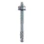 12mm x 100mm - Throughbolt Masonry Anchor - BZP - Bag of 12