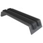 Cast Aluminium Half Round Gutter Union - 114mm Black (9005 Leatherette)