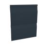 Embossed Double Shiplap Cladding - 333mm x 5mtr Anthracite Grey - Pack 2