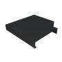 Aluminium Coping for 200-250mm Wall - 90 Degree Angle - 310mm Black (9005 Matt)