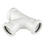 FloPlast Push Fit Waste Tee - 40mm White