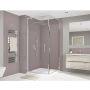Wetwall Bathroom Wall Panel - 2440mm x 600mm x 4mm - Deepsea Blue / Smoked Rose