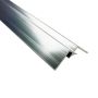 Compact Composite Wall Panel 4mm Internal Corner - 2450mm Polished Silver