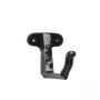 Cast Iron Moulded Ogee Gutter Fascia Bracket - 100mm Black