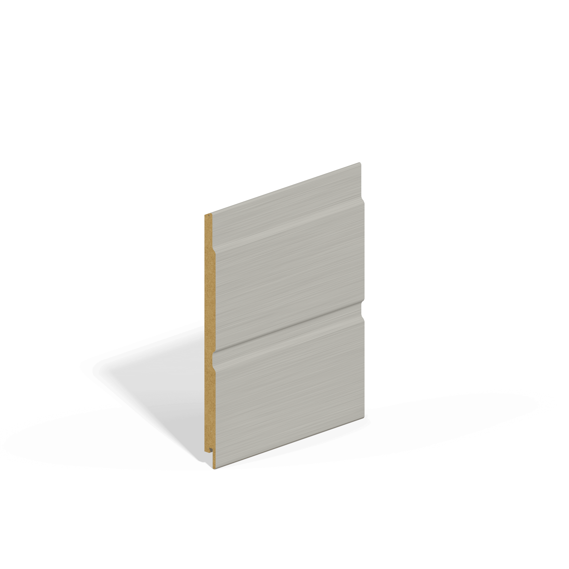 Double Shiplap MDF Cladding - 194mm x 4.88mtr Grey Primed