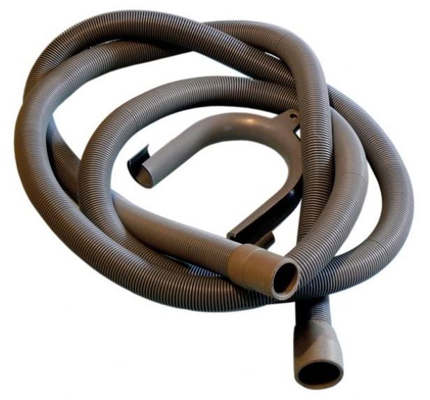 Wash Machine Outlet Hose with Crook - 2.5mtr
