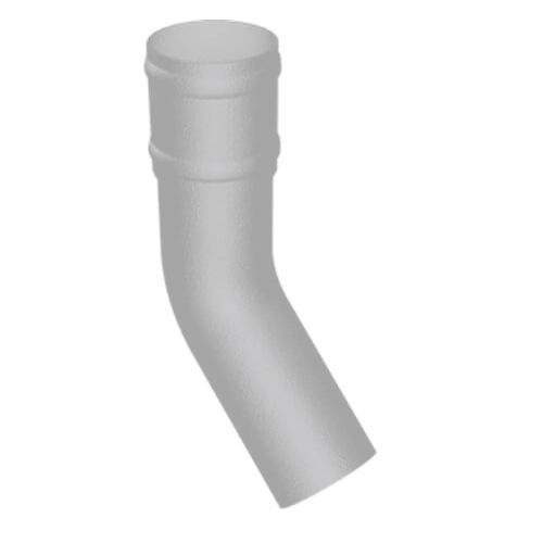 Cast Aluminium Round Downpipe Bend - 135 Degree x 76mm PPC