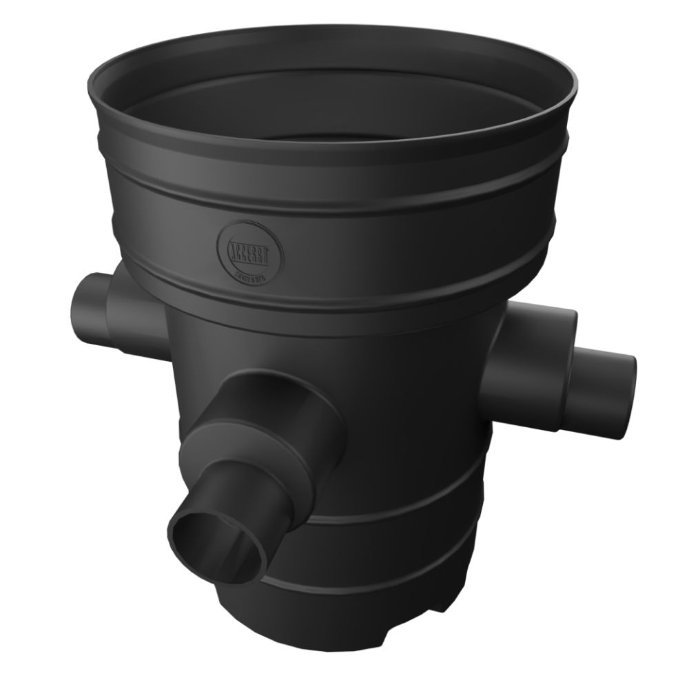 Catchpit Chamber Set - 450mm Diameter x 1950mm Height For 110mm & 160mm Pipe with 110mm & 160mm Inlets