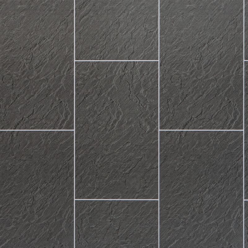 Bathroom Wall Panel - 1000mm x 2400mm x 10mm Grout Line Riven Slate Tile