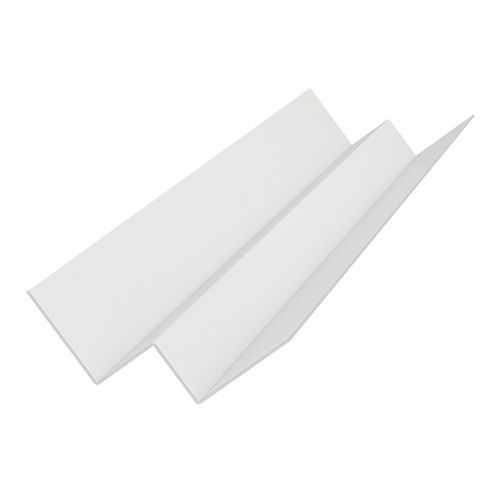 Fibre Cement Cladding Aluminium Internal Corner - 3mtr White