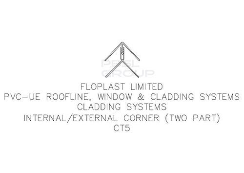 Shiplap Cladding External Corner - 5mtr Rosewood