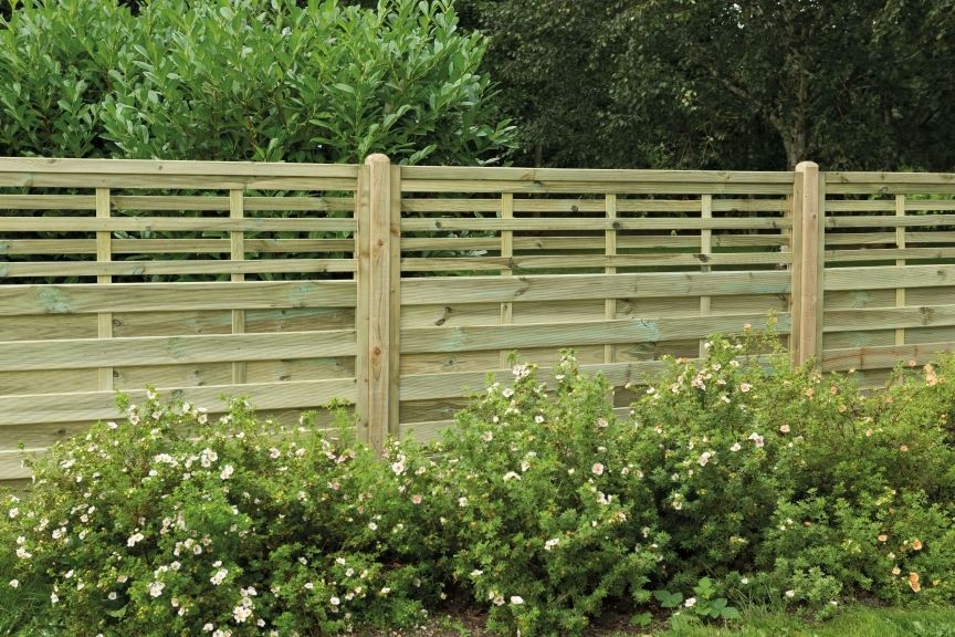 Pressure Treated Decorative Fence Panel - Kyoto - 1800mm x 1200mm