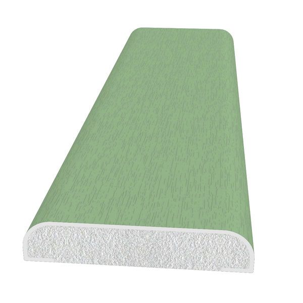 PVC D Section Trim - 28mm x 5mtr Chartwell Green Woodgrain