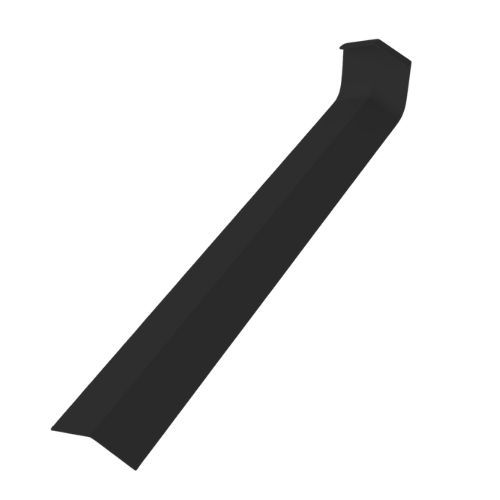 Fascia Corner Trim - 135 Degree 300mm Black Smooth