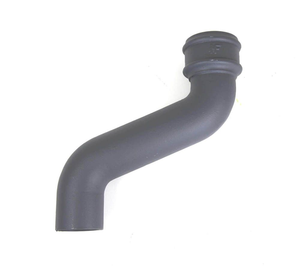Cast Iron Round Downpipe Offset - 230mm Projection 65mm Primed