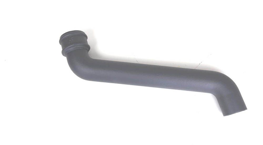 Cast Iron Round Downpipe Offset - 457mm Projection 75mm Primed