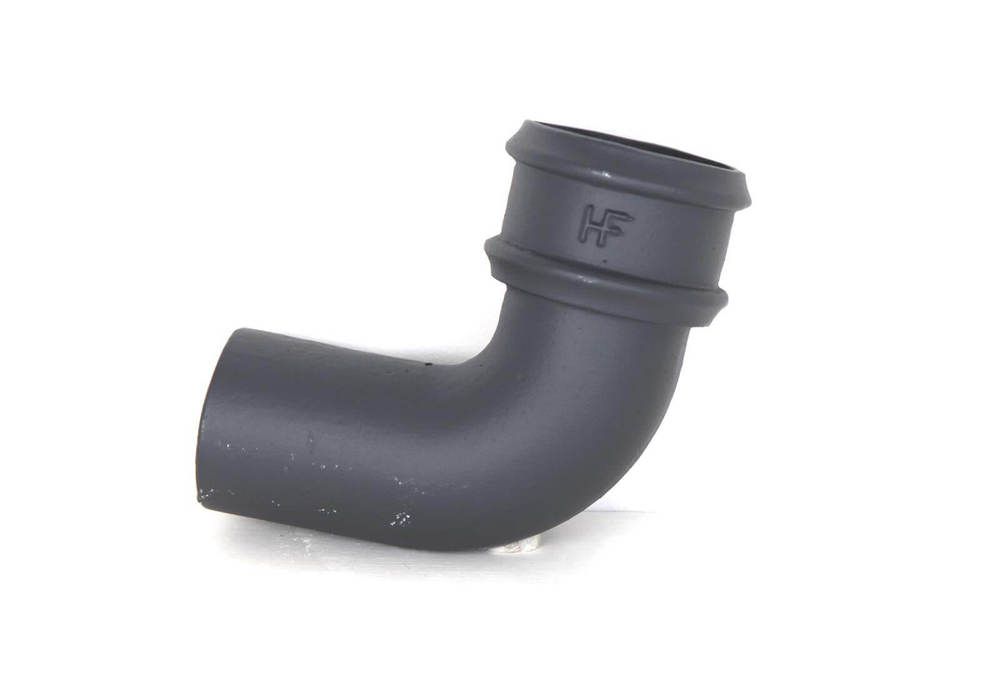Cast Iron Round Downpipe Bend - 92.5 Degree x 100mm Primed