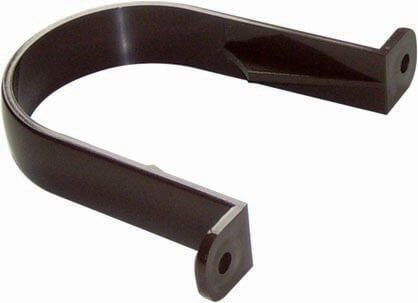 FloPlast Round Downpipe Clip - 68mm Brown